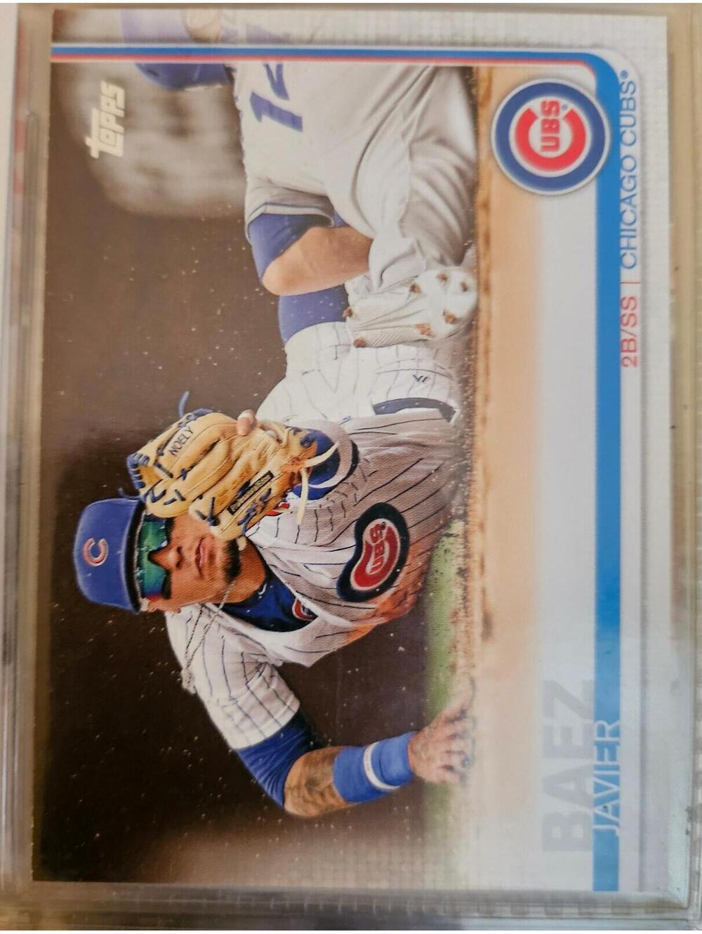 2019 Topps #310a Javier Baez Chicago Cubs